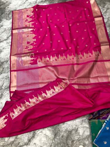 Ganga Ghaat- Banarasi Handloom Silk Saree