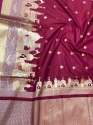 Ganga Ghaat- Banarasi Handloom Silk Saree thumb 5