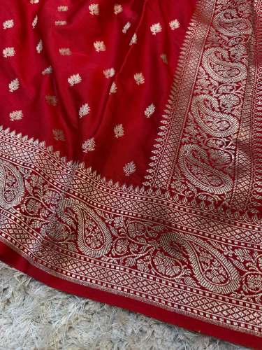 Handloom Banarasi khaddi katan Silk saree