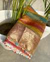 Latest Tissue Crushed Silk Saree thumb 4
