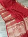 New Arrival Soft zari  Pure Linen Silk Saree thumb 8