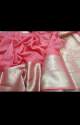 New Arrival Soft zari  Pure Linen Silk Saree thumb 9