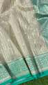 New Collection Banarasi Kora Organza Zari weaving Saree thumb 6