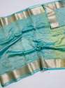 New Collections Banarasi Tissue Crush Soft Silk Saree thumb 10