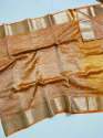 New Collections Banarasi Tissue Crush Soft Silk Saree thumb 7