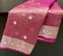 New Collections Tissue Crush Soft Silk Saree