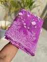 New Launch Chikankari Embroidery Organza Saree