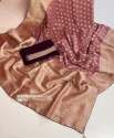 semi-georgette-silver-gold-meena-weaving-saree