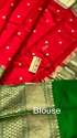 Soft Zari Dyeable Jacquard Silk Banarasi Saree thumb 4