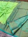 Traditional Katan Dye able Soft Silk Saree thumb 4