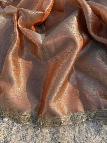 Trendy Banarasi Zari Tanchui kanchipuram Silk Saree 