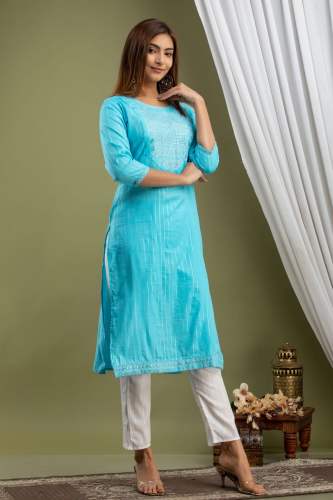 Exclusive Rayon Lurex Kurti Collection