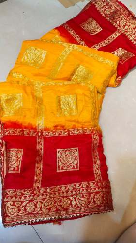 Gharchola Banarasi Silk Saree from Jaipur by Pancholi Collection Plus