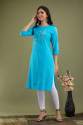 Sober Color Lurex Straight Kurti Collection  thumb 3