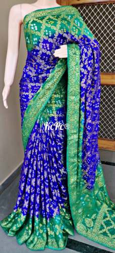 Wedding Wear Gharchola Bandhej Saree