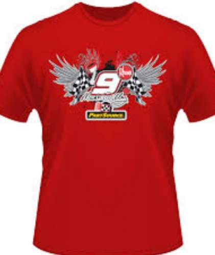 Trendy Mens Printed Red T shirt 