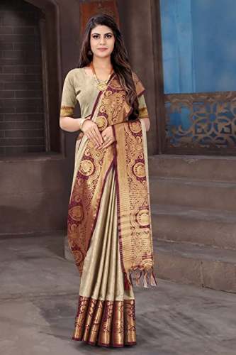Buy Cotton Silk Saree By Ved Fashion Brand by Ved Fashion