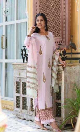 New Collection Kalamkari Printed Dress Material by Shalvi Fashion