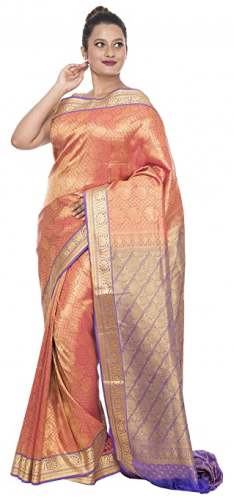 Buy Kaathputli Kanchivaram Silk Saree At Retail by Kaathputli