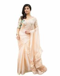 Get Organza Ruffle Saree By Kaathputli