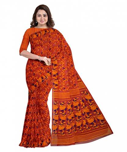 Buy SARIKA Brand Cotton Dhakai Jamdani Saree by Sarika