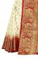 Buy Jacquard Cotton Silk Saree Bhojalram Creation thumb 3