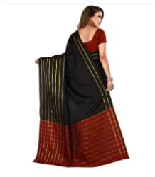 Solid Pure Aura Cotton Saree