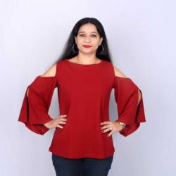 Get ETHNIC EMPIRE Brand Maroon Top At Wholesale