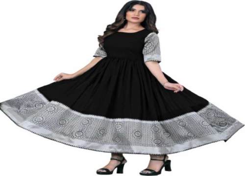 Get ETHNIC EMPIRE Georgette Anarkali Gown by Ethnic Empire