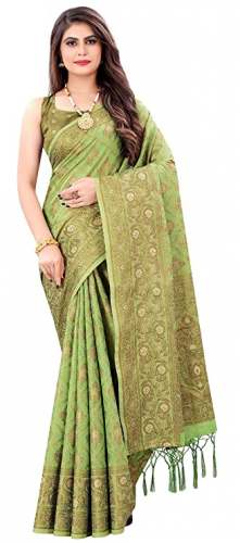 Buy Divine Exim Brand Kanjivaram Sari At Wholesale by Divine Exim
