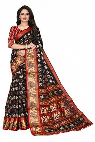 Buy Patola Printed Saree By Divine Exim Brand by Divine Exim