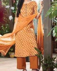 Running Wear Cotton Kurti Palazzo Suit 