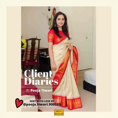 Trendy Ladies Silk Saree by Meena Bazaar