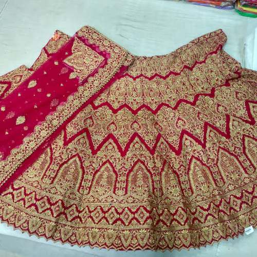 Red Wedding Lehenga for Ladies by Surbhi Sarees