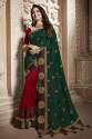 Buy Embroidery Work Saree By Krisha Fashion thumb 3