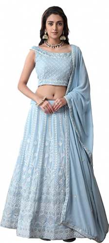 Buy Georgette Lehenga Choli By Mizzific Brand by Mizzific