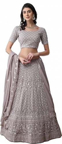 Buy Mizzific Georgette Lehenga Choli At Wholesale by Mizzific