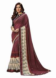 Buy Maroon Georgette Saree By Vishal Prints