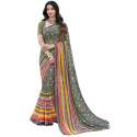 Buy Trendy Georgette Printed Sari By Vishal Prints thumb 1