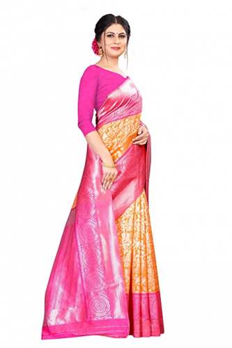 Buy Kanjivaram Pattu Silk Saree By YAGNASENI
