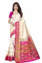 Buy Kanjivaram Silk Saree By YAGNASENI Brand thumb 2