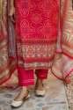 Festive Wear Bandhani Muslin Printed Suit  thumb 4