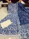 Indigo Danu Print Blue Ghera Kurti Set   thumb 7