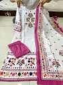 Jaipuri Muslin Kurti Pant With Dupatta Set thumb 7