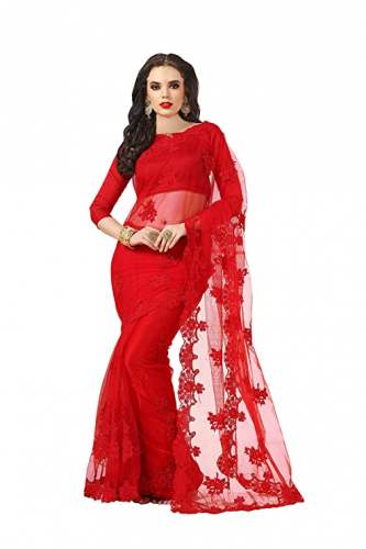 Buy Darshita International Red Saree At Wholesale by Darshita International