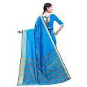 Buy SATTVA Brand Polycotton Saree At Wholesale thumb 1