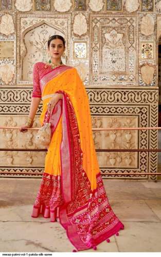 Patrani Vol 1 Patola Silk Saree by Rewaa Brand  by Rewaa Fashion