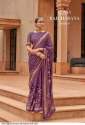 Rewaa Presents Rajgharana Brasso Stone work Saree thumb 10