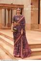 Rewaa Presents Rajgharana Brasso Stone work Saree thumb 3