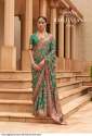 Rewaa Presents Rajgharana Brasso Stone work Saree thumb 5